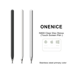 ONENICE N900 Clear Disc Stylus - Stainless steel primary color
