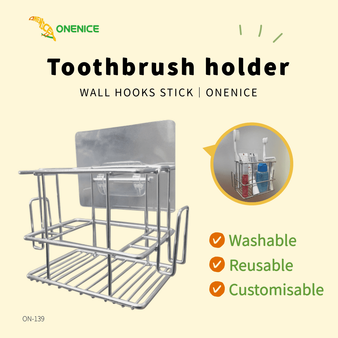 Acrylic Toothbrush Holder Punch-free Storage Mini Rack Bathroom