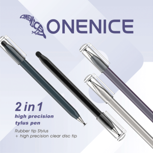 ONENICE N900 Clear Disc Stylus - 2 in 1